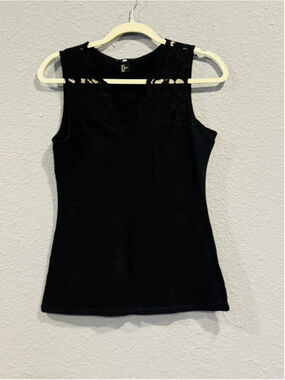 H&M Black Tank Top Size S
